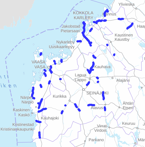 Etelä-Pohjanmaan ELY-keskus, päällystyskohteet vuonna 2025
